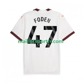 Maillot de Foot Manchester City Phil Foden 47 Exterieur 2023/24